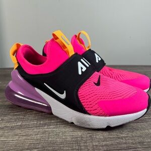 Youth Nike Air Max 270 Extreme Hyper Pink/White-Black (CI1109 601) Size 5.5 Y